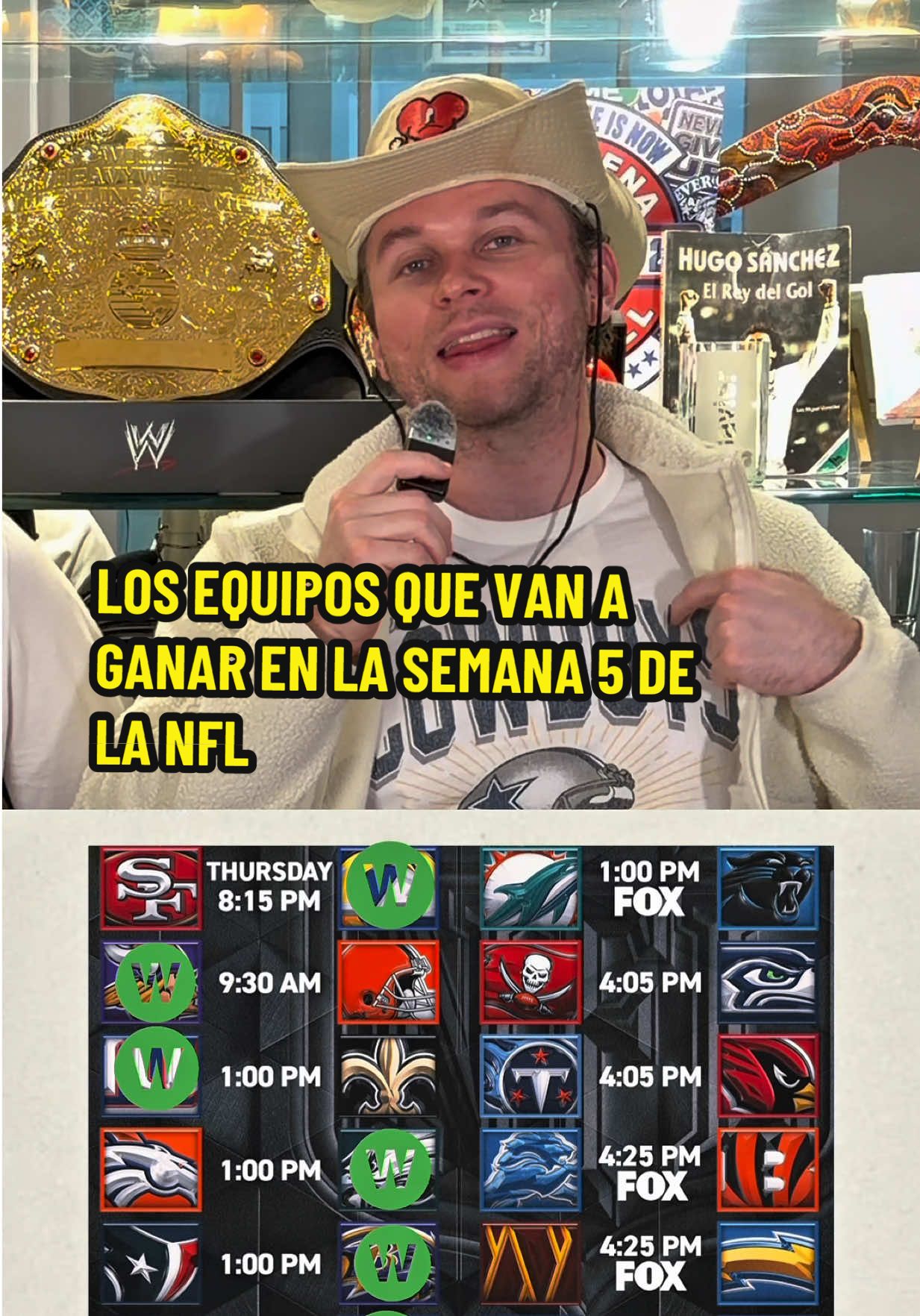 LOS EQUIPOS QUE VAN A GANAR EN LA SEMANA 5 DE LA NFL  #nfl #nflmexico #mahomes #lamarjackson 