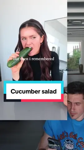We’re waiting to close on our house… hopefully it doesn’t take too long 😅 @Healthy Emmie #cucumbersalad #healthyrecipe #EasyRecipe 