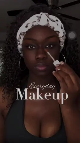 Simple everyday makeup look step by step 💗 #everydaymakeup #makeuptutorial #beginnermakeup #contentcreator #blackgirlmakeup 
