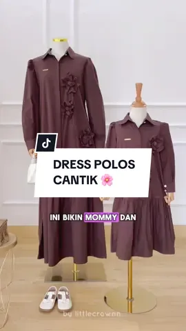 OUTFIT BIKIN SUSAH MOVE ON 😱😍 ya iya kalau dressnya yang inisih dijamin gabakalan lupa 7 hari 7 malam selalu kepikiran 🤭 ready size couple ibu dan anak usia 1-10 tahun cek keranjang kuning! #fyp #coupleibudananak #dresscouple #littlecrownn #dressanak 