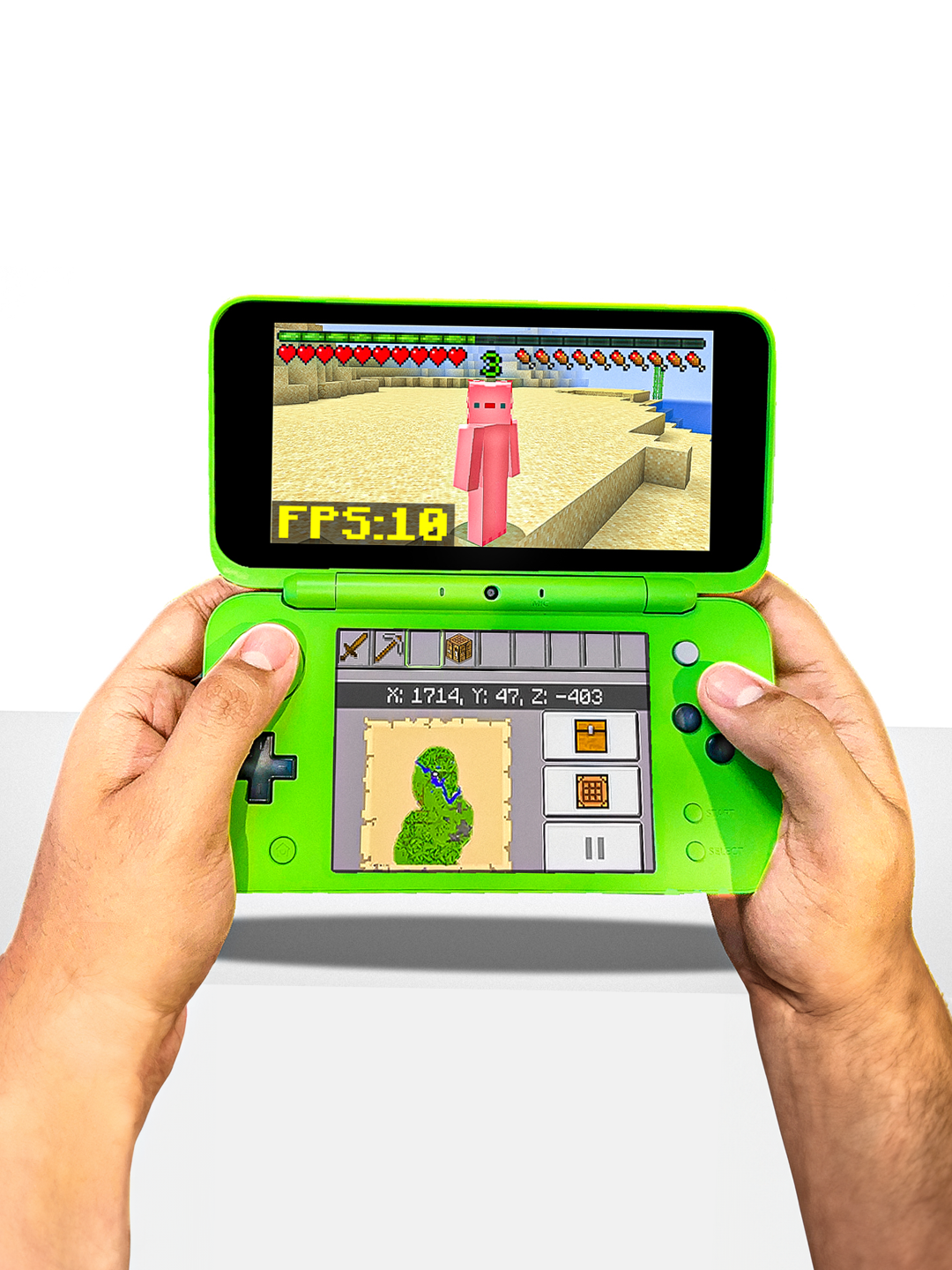 MINECRAFT en NINTENDO 3DS NO VALE LA PENA #Minecraft #fyp #minecraftnintendo #nintendo2ds #minecraftds