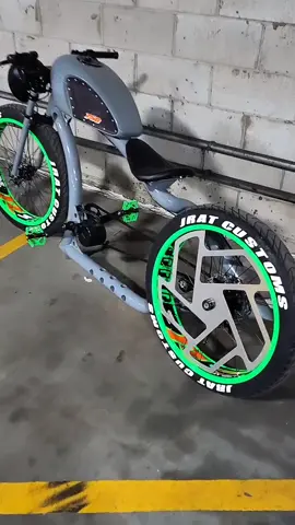 New blade cut,  endless possibilities . #jratcustoms #bicycle #dually #chevy #electricbike     