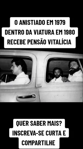 🗽 Anistia de 1979 — marco da redemocratização.   Aprovada em 28 de agosto de 1979, a Lei da Anistia perdoou crimes políticos cometidos entre 1961 e 1979, durante o regime militar. Exilados voltaram, presos foram libertos — mas também foram anistiados os agentes da repressão.   Foi um passo rumo à liberdade, mas sem punição para os abusos da ditadura. #bolsonaro #fyp #tiktokbrasil #mito #política