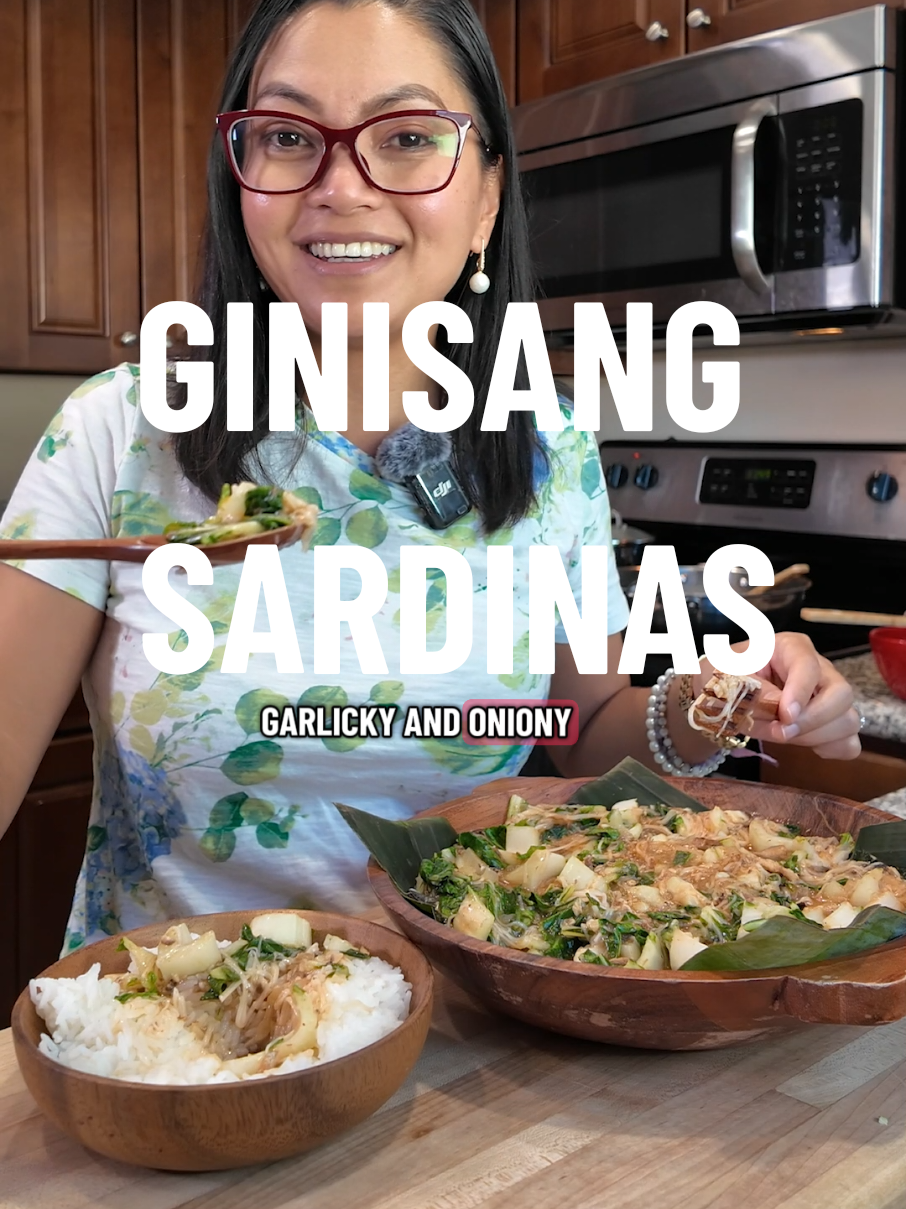 📝 FULL RECIPE is on my blog www.TitaBecky.com  GINISANG SARDINAS with miswa and pechay is a type of 
