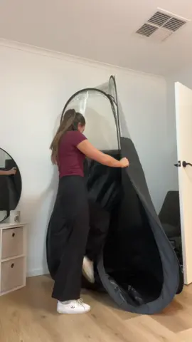 Step 1: 3 deep breathes #spraytan #spraytantent