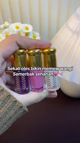 Bisa juga di oles dileher, badan atau dipake di baju yaa💗🫶🏻 #miskthaharah 