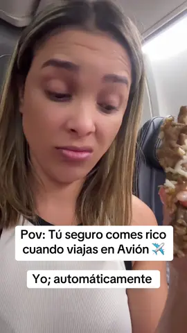 Claro que como Gourmet cuando viaja en Avión ✈️ #airplane #flight #travel 