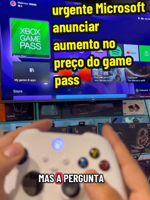 💥 “Game Pass fica mais caro! Microsoft causa polêmica com novo aumento” . . . 📝 Descrição: A Microsoft pegou todo mundo de surpresa! 🚨 O Xbox Game Pass sofreu um aumento histórico e agora o plano Ultimate chega a quase R$150 no Brasil 😱. Será que ainda vale a pena assinar? Ou é hora de repensar esse investimento? Deixe sua opinião nos comentários e bora debater! 👇🔥 . . . ⃣  #GamePass #Xbox #Microsoft #PolêmicaGamer  . . .@Ribeiro @Ribeiro @Ribeiro 