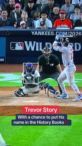 Oh how close he was to legend status 😔 #MLB #baseball #trevorstory #bostonredsox #mlbpostseason 