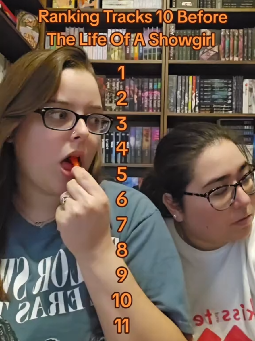 Ranking 1-7 was so hard for me😅 #taylorswift #swiftie #swifttok #bestfriend #KatandShannon  @Shannon Paige 