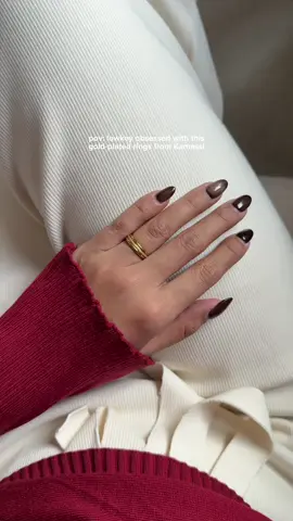 3pcs non-tarnish ring cutie! 💍✨ #kamassi #ring #goldplated #jewelry #accessories 