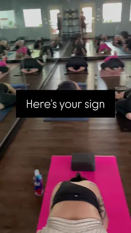 Here’s your sign! Do your YOGA! #timeforyoga #authenticyoga #doyoga #yogapractice #dailyyoga #yogalover #yogacommunity #mindfullness #flexibility #healthgoals #yogalove #yogatok 