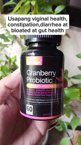 cranberry probiotics para sa pabalik balik na viginal infections, bloated, diarrhea,gut health #probiotics #probioticsforwomen #cranberryprobiotic #bodyxpert 