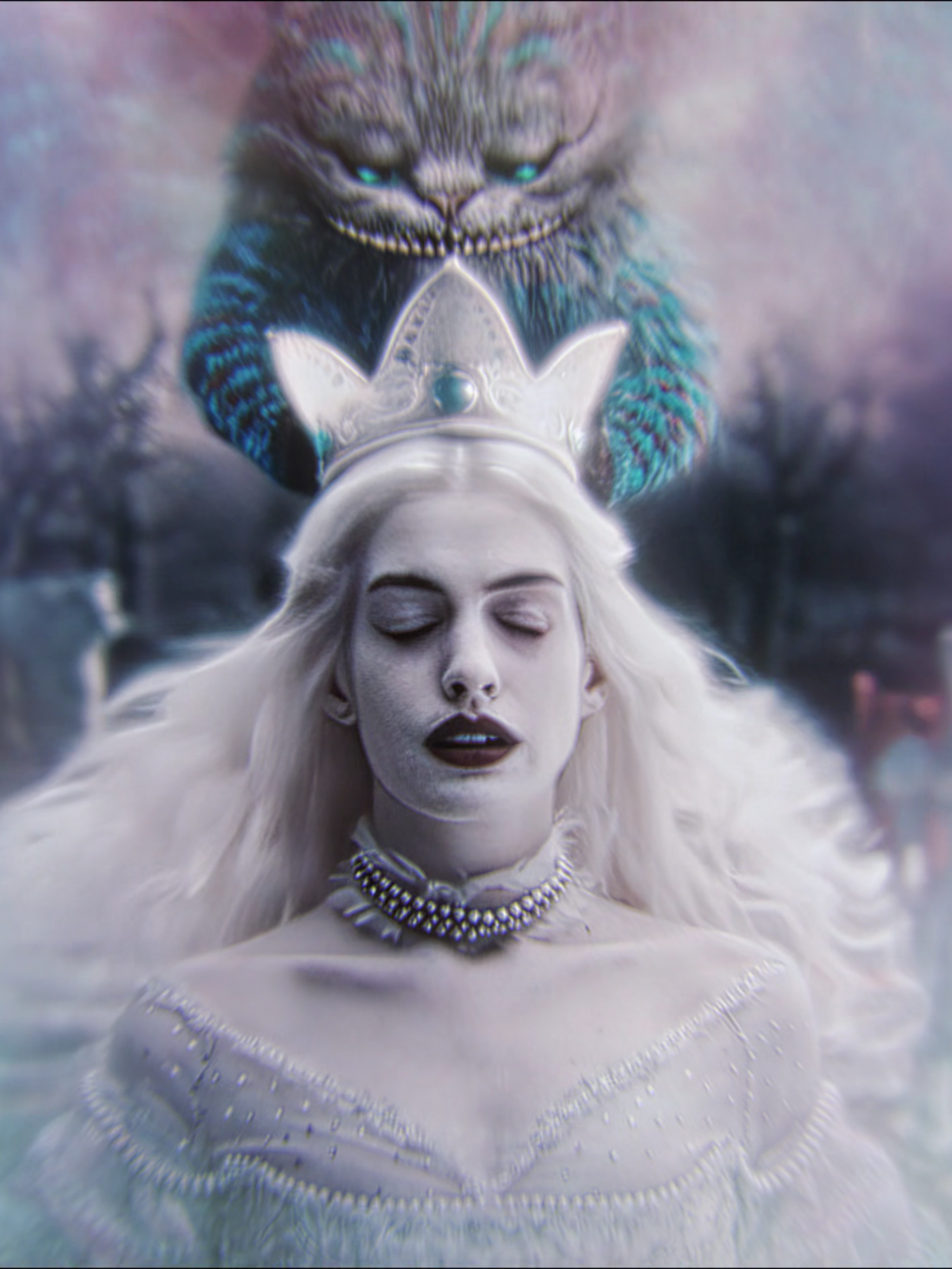 #whitequeen // I'm sorry for the qual, I can't find good scenepack  . . . . cc xenoztrilogy  . . #whitequeenedit#aliceinwonderland #annehathawayedit #fyp #aftereffects