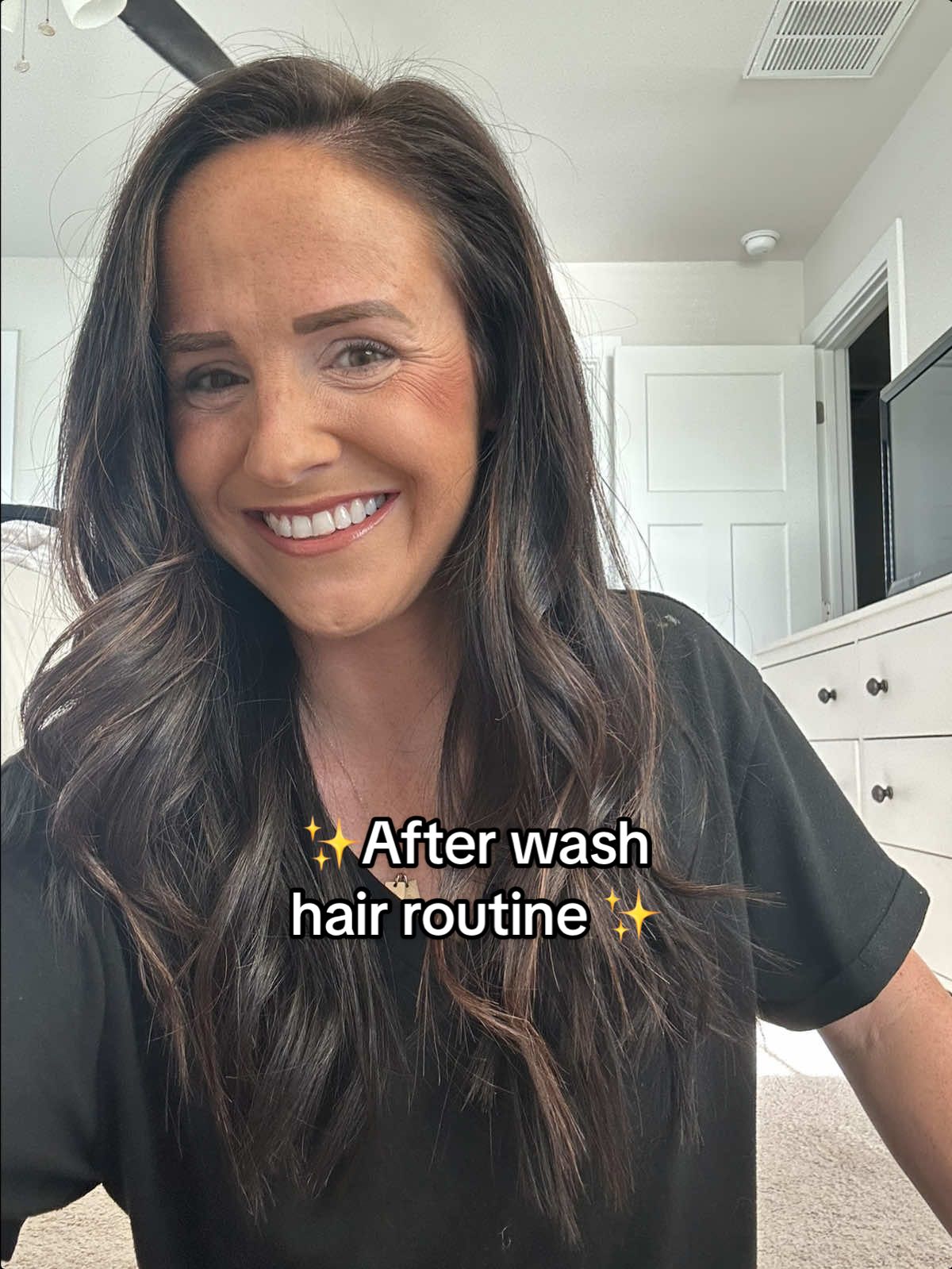 POV: You finally found the routine that actually works 🤍 Less breakage. Thicker hair. Healthy growth. Period. 👉 Tap FOLLOW + DM “HAIR” to start your journey 🌿 #grwm #healthyhair #hairtok #hair #healthy 