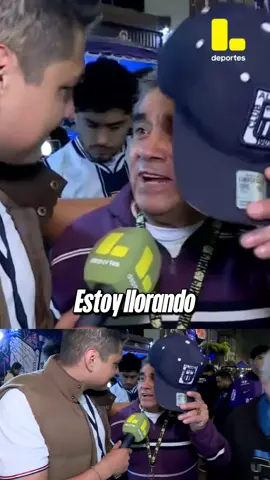 🥺 HINCHA DE ALIANZA SE CONMUEVE POR EL MOMENTO DE SU CLUB 💙 #alianzalima #matute #hinchada #virals #LatinaDeportes