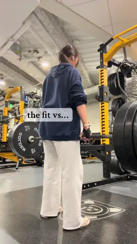 the fit vs the physique  #gymgirl #barbellrdls 