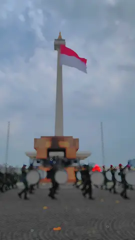 Detik detik HUT TNI KE 80 #monas #fyp #huttni #tniprima 