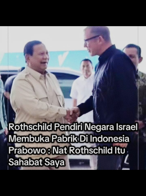 Apakah ini sekadar urusan ekonomi atau ada makna politik yang lebih dalam? 👀 #ArReSaid #Prabowo #Rothschild
