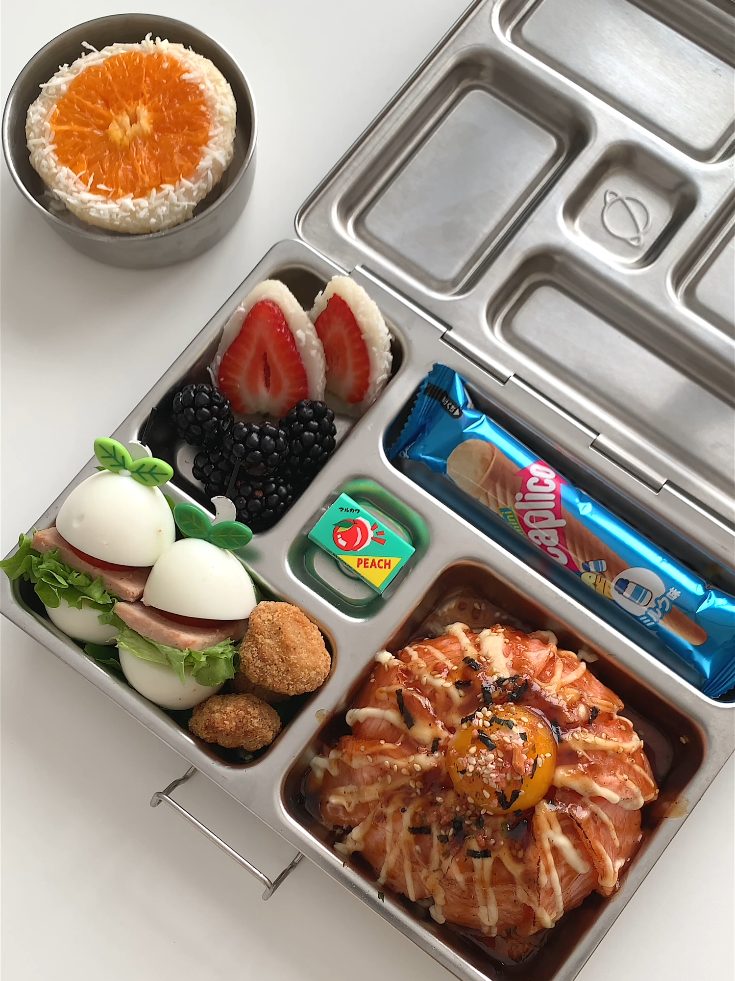 Pack a  Bento for My Daughter - day 58 🍱 和我一起做便當#lunchbox #cooking  #bento #asmrvideo  #food #bentobox #kawaiifood #便當 #愛心便當 #헬로키티 #도시락 #사랑도시락 #ハローキティ #キャラ弁 #お弁当