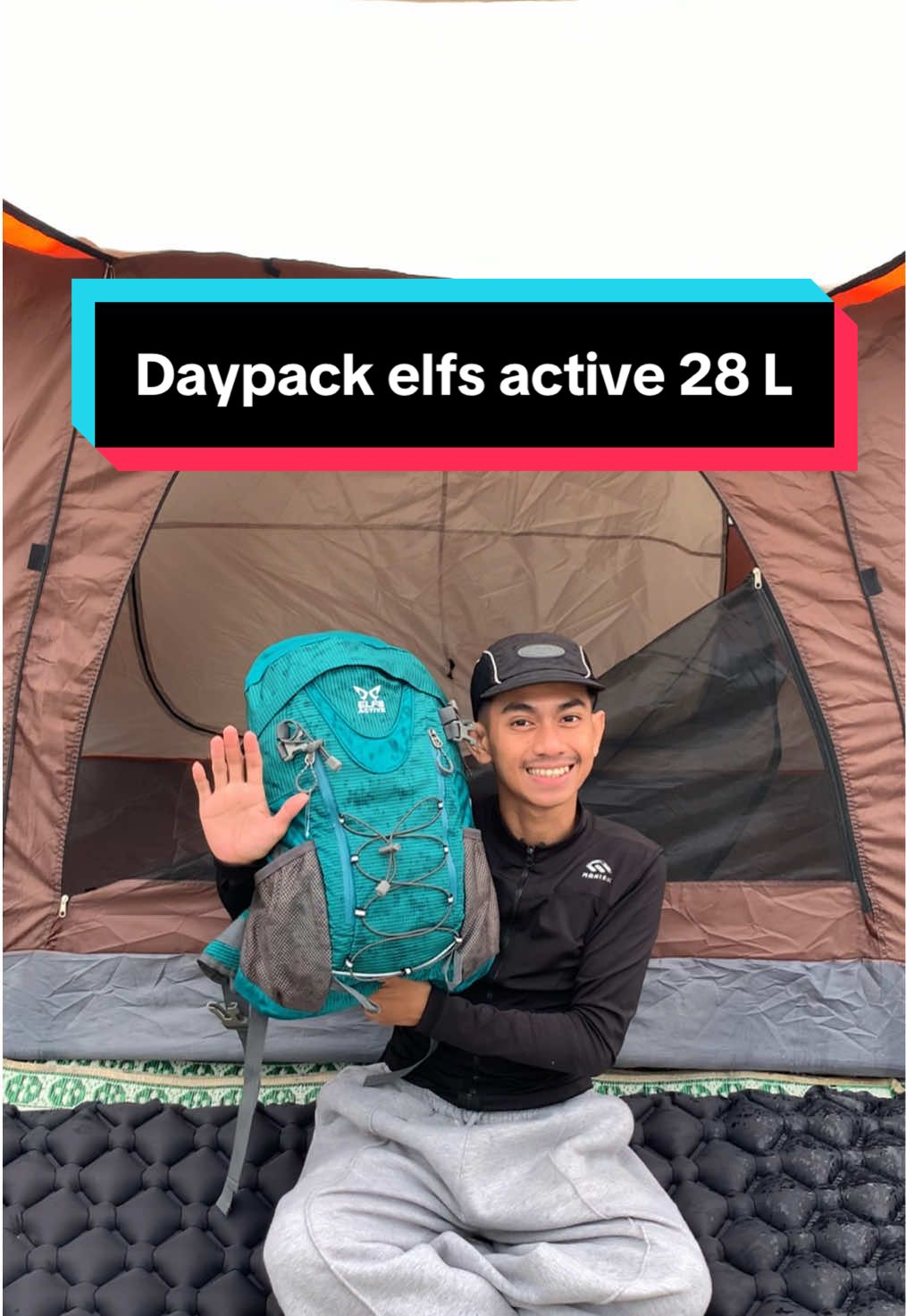 Hydropack Elfs ACTIVE raung 28 liter include raincover #daypack #elfsactive #ransel 