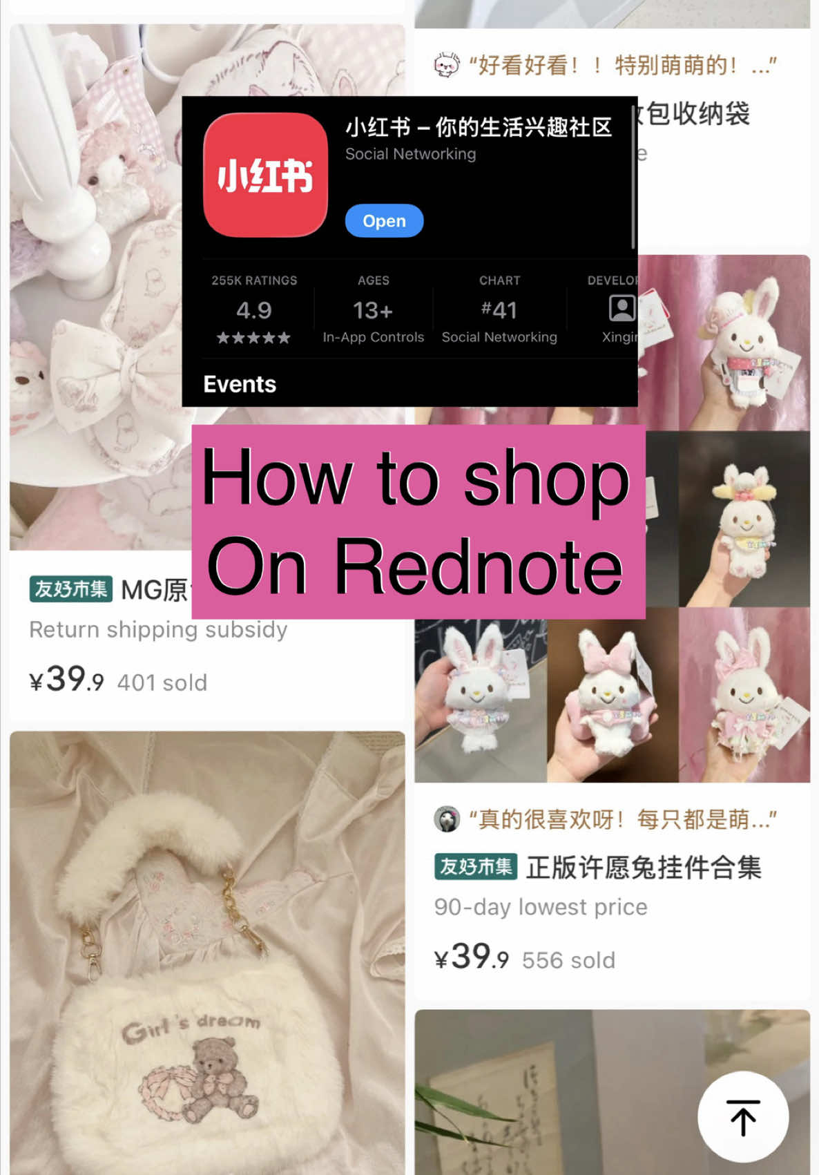 Shopping on rednote/Xiaohongshu #xiaohongshu #rednote #fyp #fashion #tiktok 