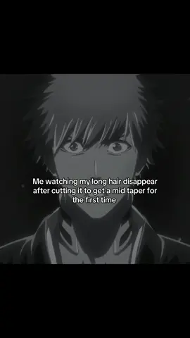 I lowk wish I didn’t cut my hair but at the same time I’m glad I did I look better with shorter hair #fyp #ichigo #bleach #relatable #anime 