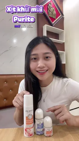 Vừa có dạng xịt, vừa có dạng lăn. Xài tiện lắm. Xit khu mui purite #xitkhumui #lankhumui #purite #mypham #xh 
