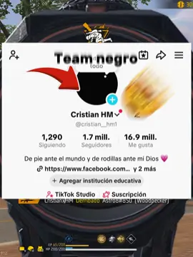El mejor team 🤫#teamnegro #freefire #cristianhm #garenafreefire 