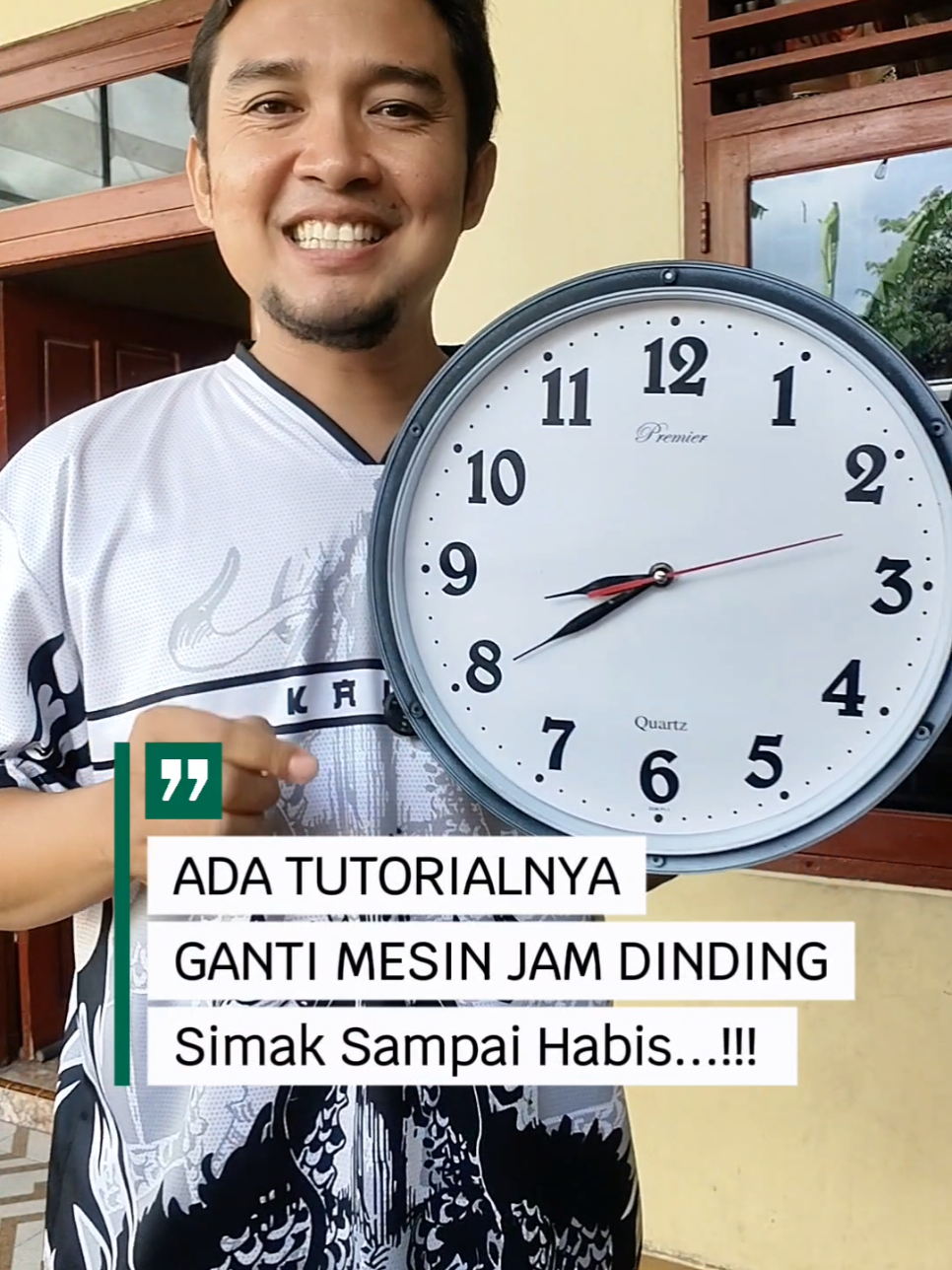 Membalas @widiartiwiwik28 gampang banget Bun cara bongkar pasangnya ini ada tutorialnya ya cara ganti mesin jam dinding dan ini sudah saya pilihkan juga produknya yang bagus bisa dilihat dari komen-komennya juga dari rating produknya semuanya bagus ya kak jadi nggak usah ragu lagi buruan di order di keranjang kiri bawah video ini ya 😉. 