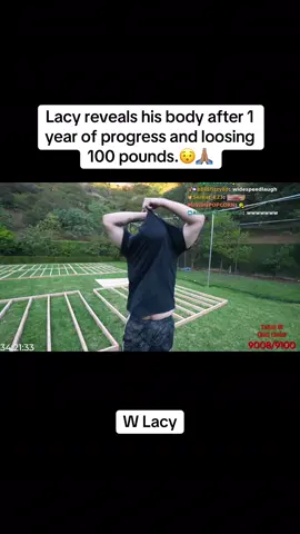 Proud, this shi not easy🙏🏽 #lacy #faze #weightloss #GymTok #twitchstreamer 