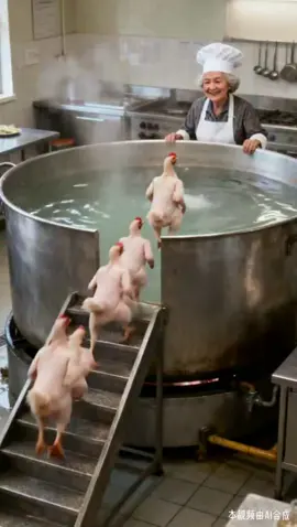 Chicken #AIGC #funnyanimation #magician #chicken #chef 