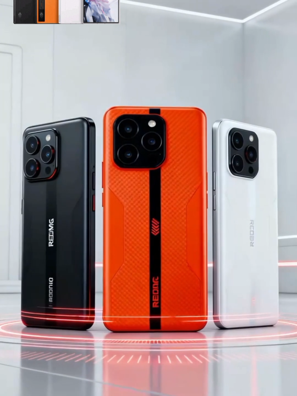 REDMAGIC 10 Air 520Hz celular para jogos 12/16GB+256/512GB, Fino de 7,85mm, chip duplo Snapdragon 8 Gen 3+R3, 6000mAh