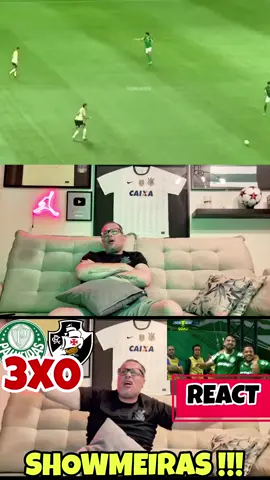 REACT PALMEIRAS 3X0 VASCO #palmeiras #vasco #react #verdao #brasileirao 