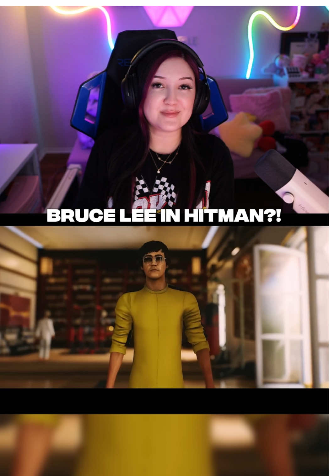 check out Bruce Lee in Hitman! #HITMAN #agent47 #brucelee #GamingOnTikTok #gamingnews 