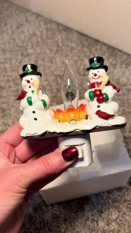 The cutest snowman nightlight! #Snowman #nightlight #christmas #winter #cute 