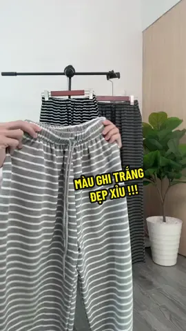 Quần Kẻ - TRẮNG GHI màu xinh quá 🤔🤔🤔 #hangmoive 