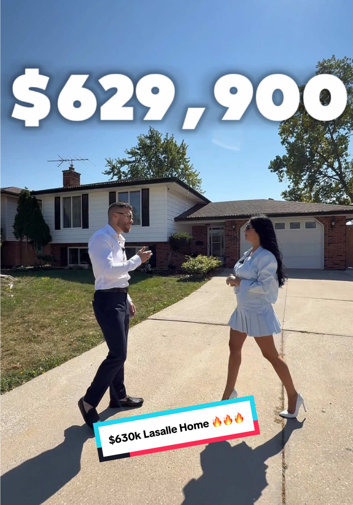 Lasalle is a top class neighborhood in Windsor Essex 🔥 The ideal family home priced at $629,900! Comment “Home” for more info ☺️ Listed By: Sonia Eid. Royal Lepage Binder Real Estate #windsor #windsoressexcounty #hometour #lasalle #realtor 