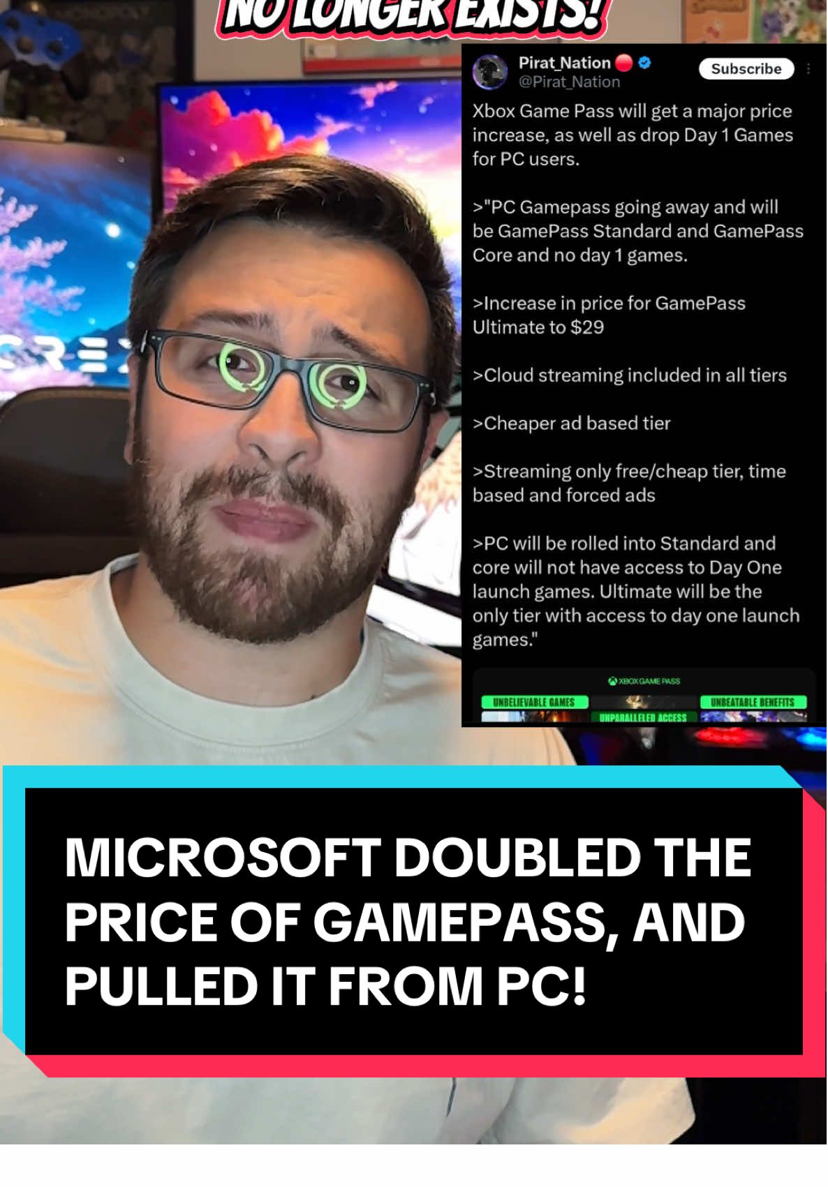 MICROSOFT DOUBLED THE PRICE OF GAMEPASS, AND PULLED IT FROM PC! #gamepass #microsoft #pcgaming #technews #gamingnews 