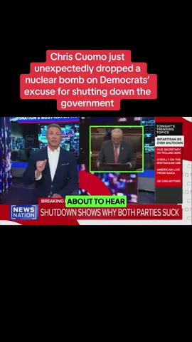 Chris Cuomo just unexpectedly dropped a nuclear bomb on Democrats’ excuse for shutting down the government