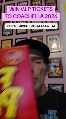 CONTEST for FREE VIP Tickets to COACHELLA Concert 2026. THE SPELLED MILK / Cereal Bar & Dessert Ice Lounge is so excited about this FREE Giveaway & our 2nd Annual Cereal Eating Challenge Contest.   The contest is easy to enter and winners will be announced Oct 12th.  The same day as our CEREAL EATING CONTEST. Who can eat to Most Pebbles?    THE SPELLED MILK has the World's Largest Cereal Selection with 707 Cereals as of today. Award Winning Ice Creams & Milkshakes.  We are your dessert Headquarters.  We also serve Donuts, Cakes, Pies & Exotic Candies, Drinks & Snacks from around the 🌎.  OPEN LATE 2AM.   GOOD LUCK ON THE CONTEST.  EASY TO ENTER & let's spread this video to make this the World's Largest Cereal Eating Competion Oct 12. Register at THESPELLEDMILK.COM.  #coachella  #contest #win #cereal #icecream   @Post Cereals @Karol G @Sabrina Carpenter @The Strokes @INTERPOL 