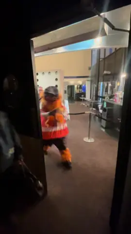 Dropped in on the #HazbinHotel singalong in Philly. And since I had this Gritty costume anyway, I figured people might appreciate seeing me in it. Thanks for having me Philadelphia, youse are the fuckin jawn. #Haztober