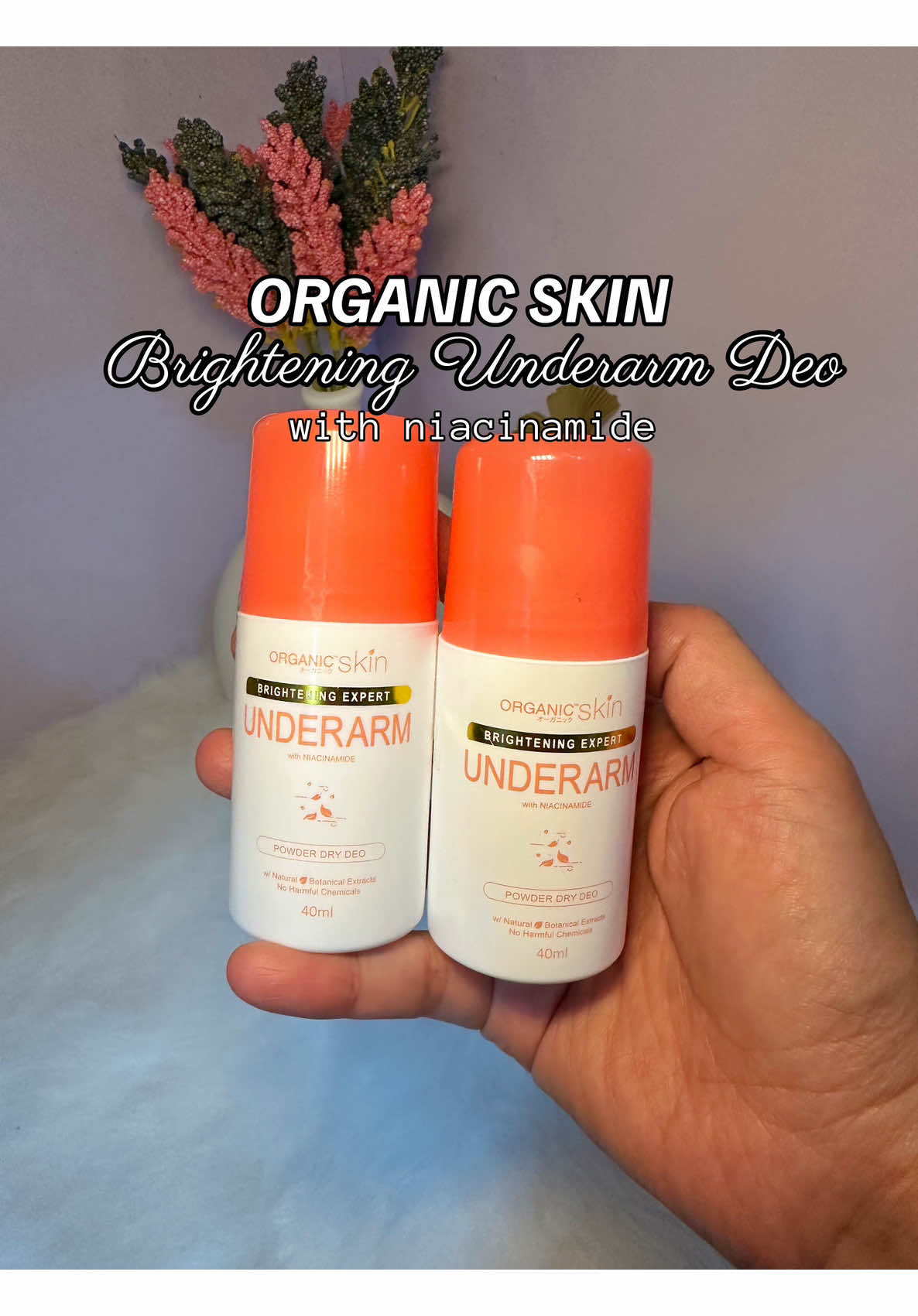 Organic Skin Japan Whitening Underarm Roll-On | Whitening Deo for Dark Underarms, Sweat Control & Fresh Confidence#organicskin #organicskinunderarmwhitening #organicskindeodorant #organicskindeo #trendingtiktok 