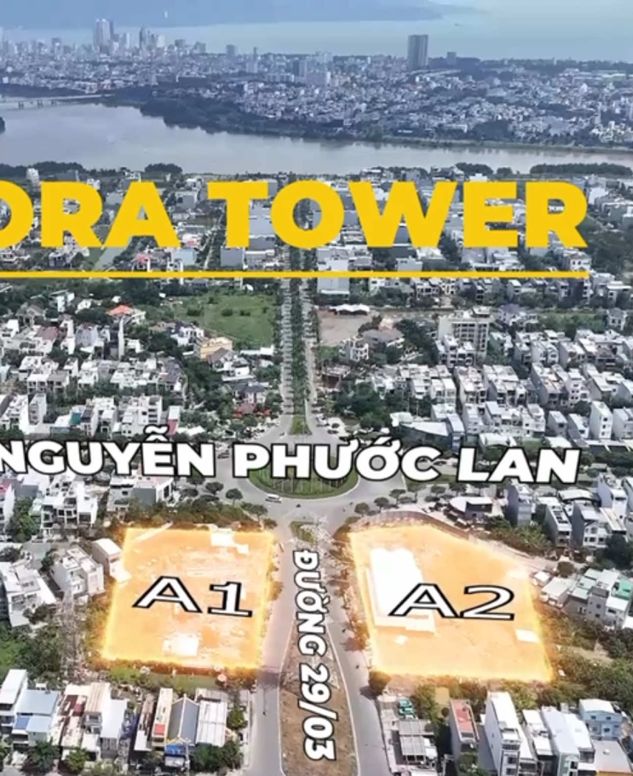 Vị trí cora tower #danang #batdongsan #coratower #hoaxuan 