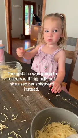 Girl dinner. Gotta start em young. #funny #girldinner #relatable #cheers 