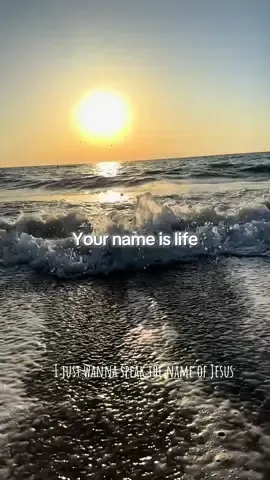 I just wanna speak the name of Jesus Over every heart and every mind Cause I know there is peace within Your presence I speak Jesus I just wanna speak the name of Jesus 'Til every dark addiction starts to break Declaring there is hope and there is freedom I speak Jesus Your name is power Your name is healing Your name is life #jesus #ocean #worship #sunset #god 
