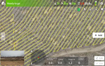 Full mapping &  Line dari T50, tanpa Polygon  #djiagrast50 