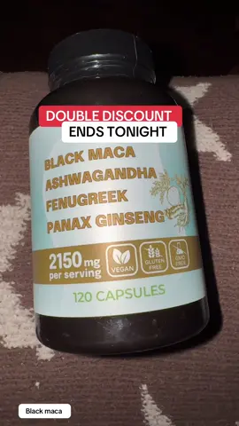 Black maca Trending products flash sale discount women's products women 30+ women 40+ #tiktokshoplabordaysale 