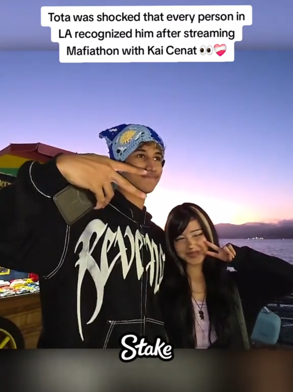 Tota was shocked that every person in LA recognized him after streaming Mafiathon with Kai Cenat 👀❤️‍🩹 #tota #fyp 