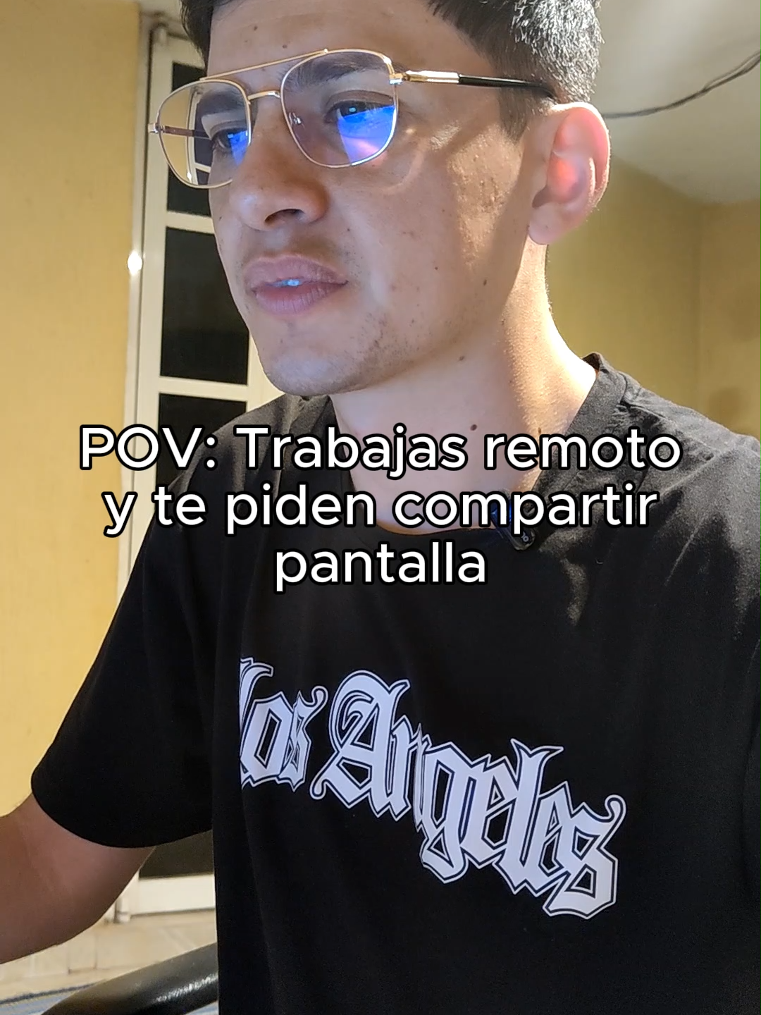 POV: Trabajas remoto y te piden compartir pantalla #humor #comedia #Trabajo #viral